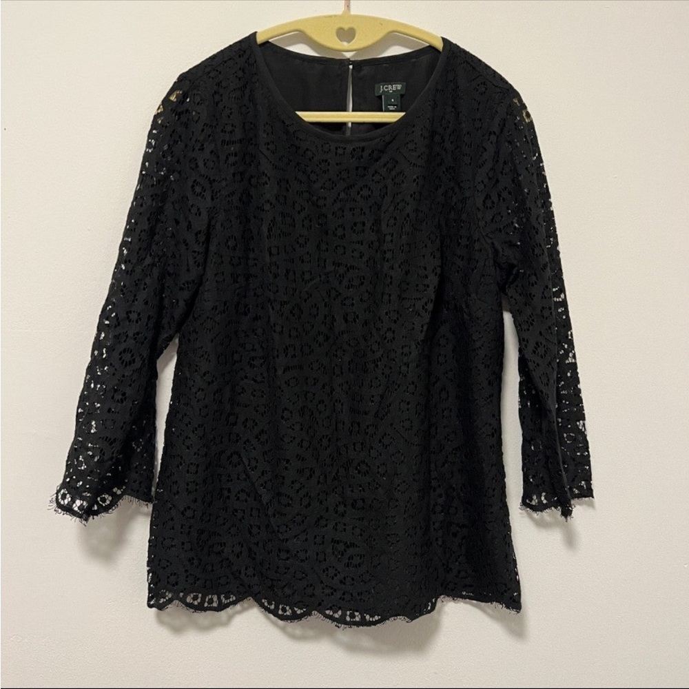 J.Crew Black Blouse